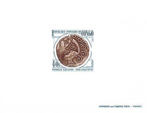 Moneta gallica congo - moneta,