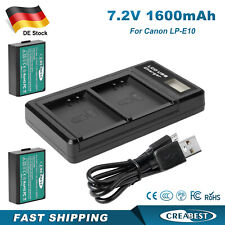 2 pezzi 1600 mAh LP-E10