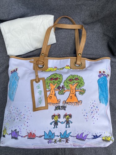 Donatella versace cares bag - versace,