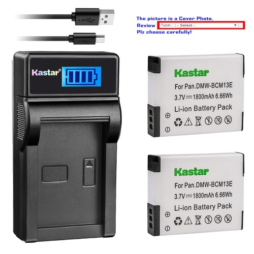 Kastar battery lcd - charger, for