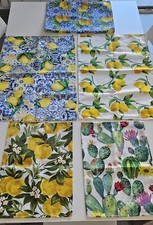 strofinacci cucina cotone fantasia Siciliane