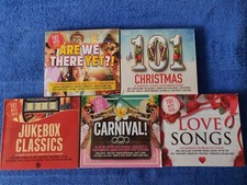 5 x 101 5CD's x JUKEBOX, CHRISTMAS, LOVE SONGS, CARNIVAL! 505 TRACKS + MP3 DVD