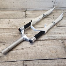 Forcella sospensione Marzocchi Marathon Doppio Air 26 XC 1 1/8 x freno a disco e cerchio