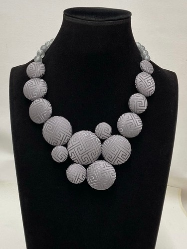 Collana perle legno - perle,