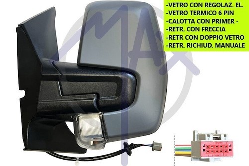 Specchio retrovisore elettrico - specchio,