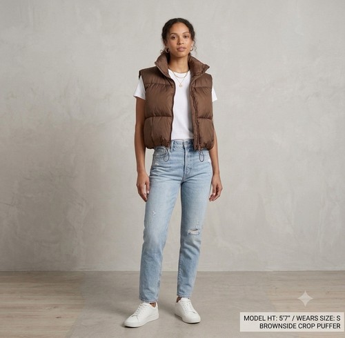 Gilet donna athleisure cropped - donna,
