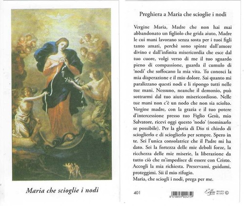 Maria che scioglie nodi - maria,