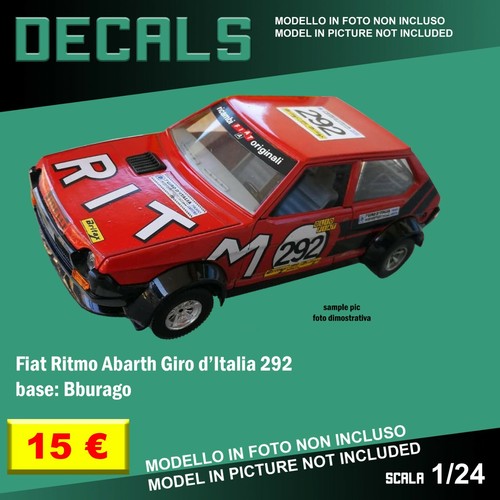 Decals repro fiat - repro, abarth