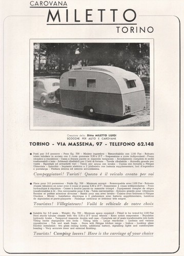Pubblicita 1949 carovana - ,