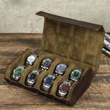 Vera pelle 4/6/8 slot orologio