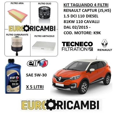 Kit tagliando filtri olio - tagliando,