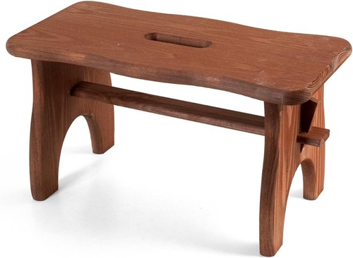 Sgabello legno betulla - sgabello,