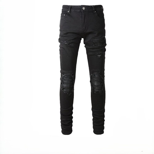 Jeans denim nero - , strappato