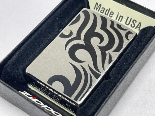 Zippo tatuaggio tribale nero - zippo,