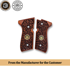 ZIB GRIPS Beretta 92,92F,92FS,92A1,92G,92D,96,96D Impugnatura pistola fatta a mano Ars.078