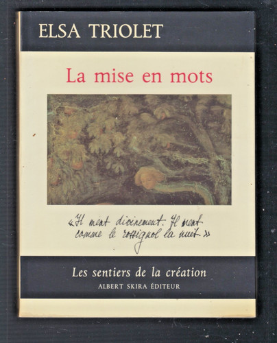 Elsa triolet mise - -, la