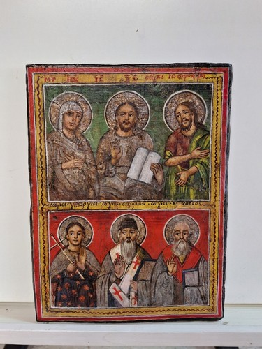 Icona ortodossa greca dipinta - ortodossa,