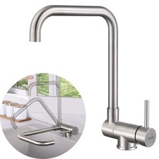 Rubinetto cucina pieghevole acciaio inox antifinestra rubinetto lavello miscelatore