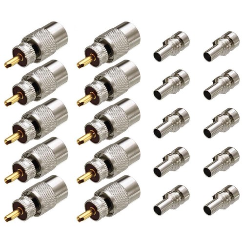 10pz pl259 uhf connettore - 10pz,