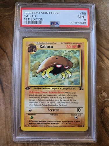 Kabuto fossil edizione - 1°,