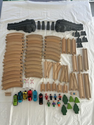 Train bois type brio avec - en,