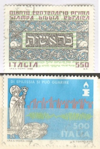 1988 italia 1844 bibbia - italia, 1844-45