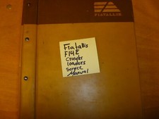 Fiat Allis FL14E Manuale di