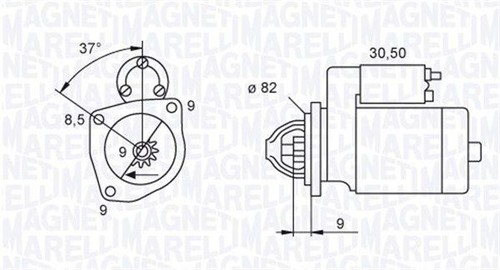 Motorino avviamento magneti - d'avviamento,