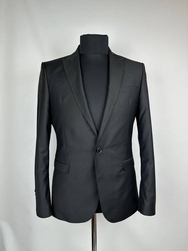 Giacca tuta blazer nero uomo
