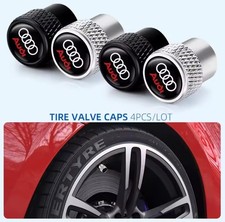 4 Pz Tappo Valvola Ruota Auto per Audi A3 A4 A5 A6 RS Q3 Q5 Q7 SLine