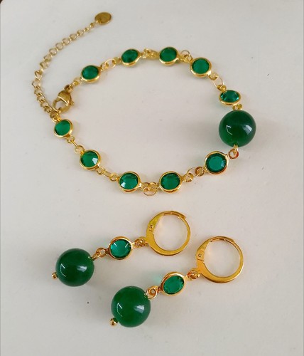 Set orecchini bracciale - set,