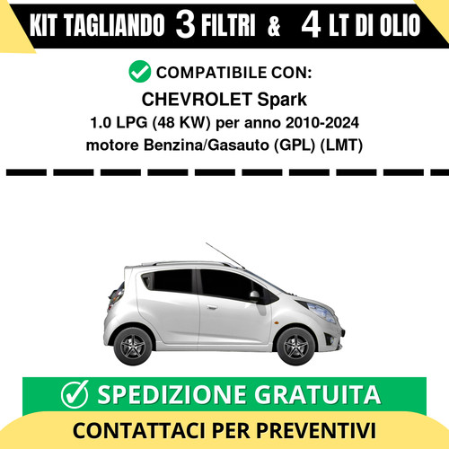 Tagliando per chevrolet spark - tagliando,