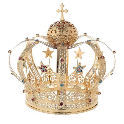 Corona madonna ottone - corona,