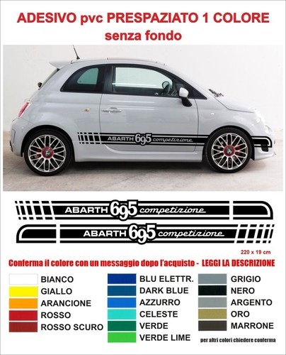 Kit adesivi strisce fiat - adesivi,
