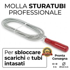  Sonda Molla Sturatubi 3 m Ø