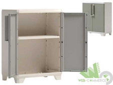 ARMADIO BASSO 2 ANTE RESINA