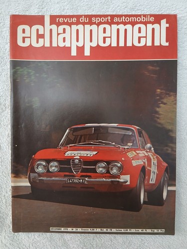 Echappement 1970 alfa - 12/1970,