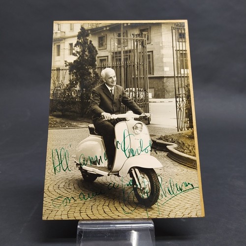Fotografia autografata con