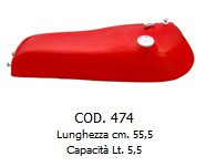 SERBATOIO RACING BENZINA CARBURANTE CICLOMOTORE 50 CC COMPETIZIONE UNIVERSALE...