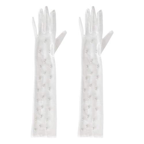 Guanti sposa lunghi rete - sposa,