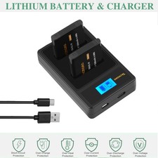 2X Batteria per Nikon EN-EL19