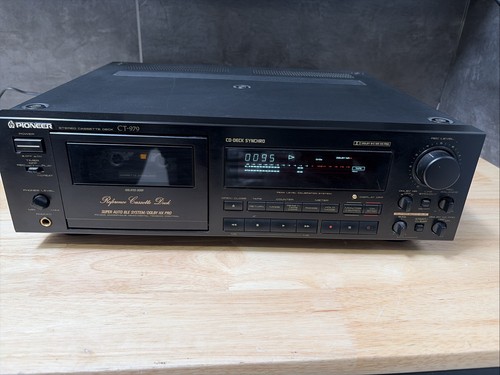 Pioneer 979 cassette deck - pioneer, ct-979