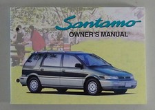 Manuale d'uso / manuale Hyundai Santamo del 1997 inglese