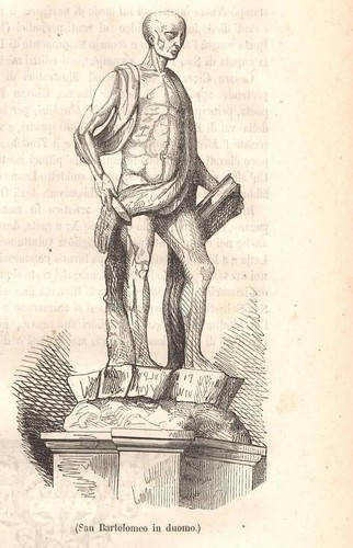 Milano duomo statua san - milano, di