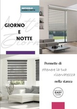 TENDE A RULLO GIORNO E NOTTE  OSCURANTE PROFESSIONALE SU MISURA CON COPRIRULLO