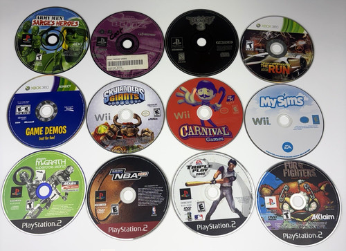 Lotto videogiochi assortiti - 12,