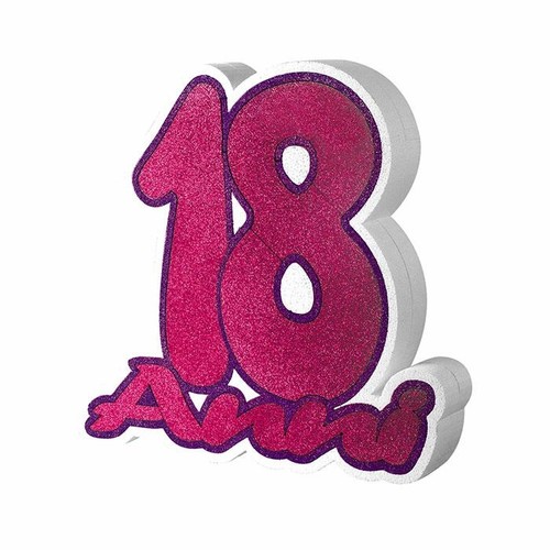 Scritta polistirolo 18anni - scritta,