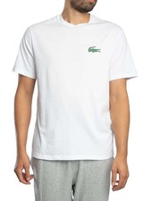 Lacoste Uomo T-shirt con logo Lounge, bianca