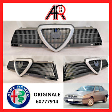 Mascherina anteriore Alfa Romeo 155 con cornice argentata originale 60777914