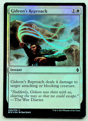 Rimprovero gideon foil - gideon,